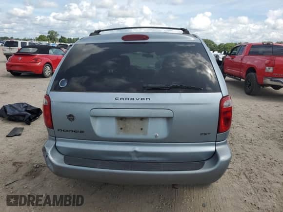 2006 Dodge Caravan SXT with VIN 1D4GP45RX6B738669, listed as a Copart auction lot 60541445 with 235,170 mi miles and Salvage title. Bid and sale history available at DreamBid. Image 6.