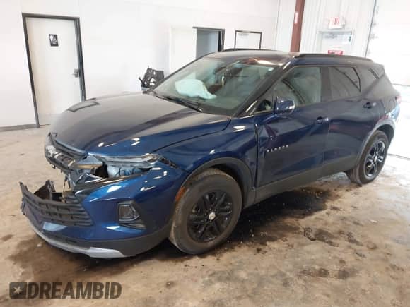 2022 Chevrolet Blazer LT with VIN 3GNKBCR40NS234401, listed as a IAAI auction lot 42937024 with Not provided miles and . Bid and sale history available at DreamBid. Image 2.