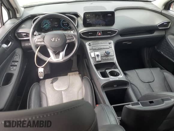 2022 Hyundai Santa Fe Limited with VIN KM8S5DA13NU026886, listed as a Copart auction lot 61783225 with 46,643 mi miles and Salvage title. Bid and sale history available at DreamBid. Image 8.