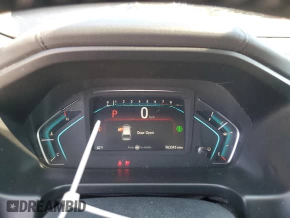 2021 Honda Odyssey EX-L с VIN 5FNRL6H72MB019725, выставлен на аукционе Copart как лот 81745155 с пробегом 63 343 миль миль и Списание • Salvage title. История ставок и продаж доступна на DreamBid. Изображение 9.