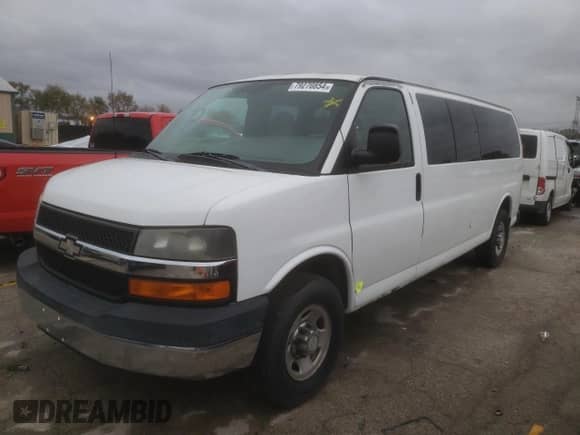 2008 Chevrolet Express Passenger с VIN 1GAHG39K781193766, выставлен на аукционе Copart как лот 79270854 с пробегом Не указан миль и Чистый • Clean title. История ставок и продаж доступна на DreamBid. Изображение 1.