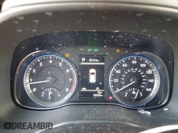 2023 Hyundai Kona SE with VIN KM8K22AB3PU057287, listed as a Copart auction lot 67659835 with 26,028 mi miles and Salvage title. Bid and sale history available at DreamBid. Image 9.