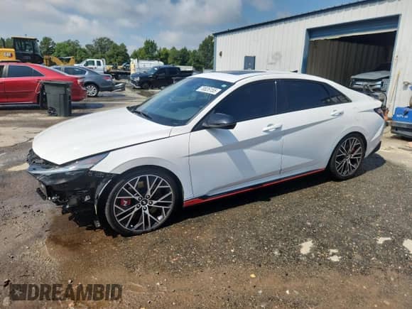 2023 Hyundai Elantra с VIN KMHLW4AK5PU016793, выставлен на аукционе Copart как лот 70826155 с пробегом 22 506 миль миль и Списание • Salvage title. История ставок и продаж доступна на DreamBid. Изображение 1.
