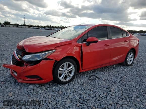 2016 Chevrolet Cruze LT z VIN 1G1BE5SM2G7275743, wystawiony jako Copart lot #87445005 z przebiegiem 57 392 mil mil oraz Szkoda całkowita • Salvage title. Historia ofert i sprzedaży dostępna na DreamBid. Obrazek 1.