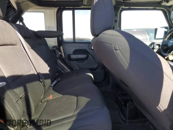 2021 Jeep Wrangler Unlimited Willys Sport with VIN 1C4HJXDG2MW569922, listed as a Copart auction lot 44619615 with 47,641 mi miles and Salvage title. Bid and sale history available at DreamBid. Image 10.