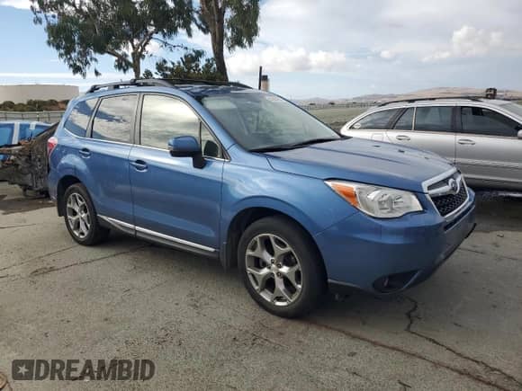 2015 Subaru Forester Touring z VIN JF2SJAWC6FH839594, wystawiony jako Copart lot #82226715 z przebiegiem 96 810 mil mil oraz Szkoda całkowita • Salvage title. Historia ofert i sprzedaży dostępna na DreamBid. Obrazek 4.