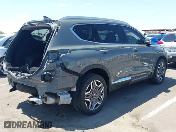 2021 Hyundai Santa Fe Limited with VIN 5NMS44AL0MH315562, listed as a IAAI auction lot 42781677 with 24,493 mi miles and . Bid and sale history available at DreamBid. Image 4.