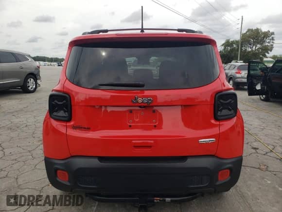 2018 Jeep Renegade Latitude with VIN ZACCJABB9JPG71189, listed as a Copart auction lot 83808525 with 173,359 mi miles and Salvage title. Bid and sale history available at DreamBid. Image 6.