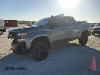 2022 Chevrolet Silverado 1500 Custom Trail Boss with VIN 1GCPYCEK6NZ108144, listed as a Copart auction lot 81922144 with 75,612 mi miles and Non repairable. Bid and sale history available at DreamBid. Image 1.