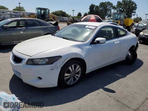 2010 Honda Accord LX-S with VIN 1HGCS1B39AA021303, listed as a Copart auction lot 60330305 with 180,152 mi miles and Salvage title. Bid and sale history available at DreamBid. Image 1.