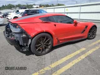 2017 Chevrolet Corvette Grand Sport 3LT z VIN 1G1Y12D78H5123085, wystawiony jako Copart lot #67543454 z przebiegiem 20 541 mil mil oraz Szkoda całkowita • Salvage title. Historia ofert i sprzedaży dostępna na DreamBid. Obrazek 3.
