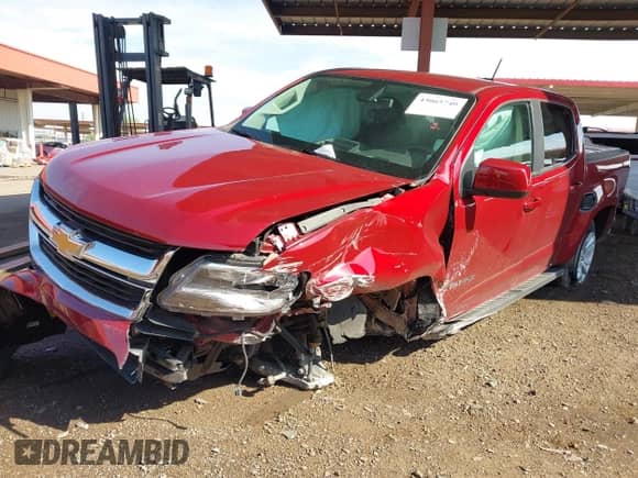 2019 Chevrolet Colorado 2WD LT z VIN 1GCGSCEN3K1157307, wystawiony jako IAAI lot #43065740 z przebiegiem Nie podano mil oraz . Historia ofert i sprzedaży dostępna na DreamBid. Obrazek 2.