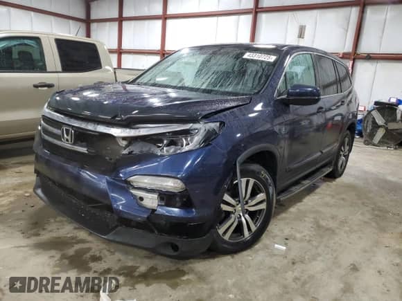 2018 Honda Pilot EX-L z VIN 5FNYF6H82JB010773, wystawiony jako Copart lot #43310725 z przebiegiem 128 874 mil mil oraz Szkoda całkowita • Salvage title. Historia ofert i sprzedaży dostępna na DreamBid. Obrazek 1.