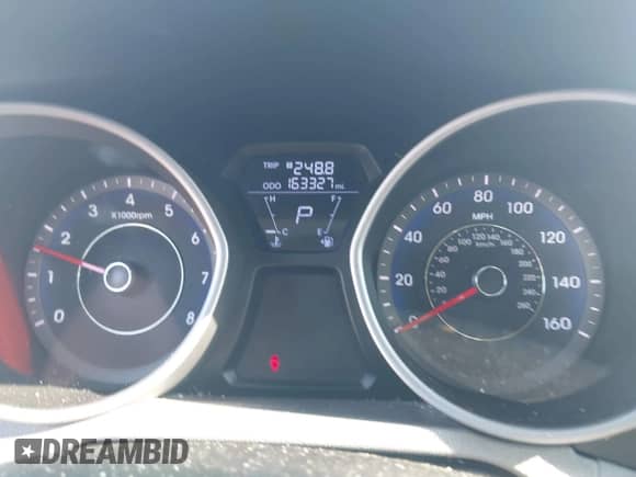 2011 Hyundai Elantra GLS with VIN KMHDH4AE7BU104293, listed as a IAAI auction lot 42951641 with 163,327 mi miles and . Bid and sale history available at DreamBid. Image 7.