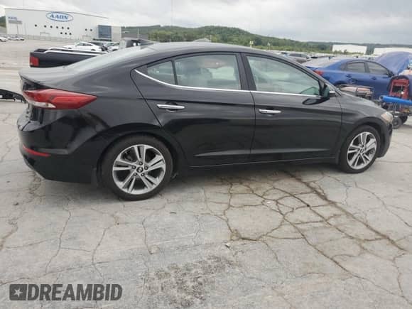 2017 Hyundai Elantra Limited with VIN KMHD84LF7HU316917, listed as a Copart auction lot 83761275 with 139,821 mi miles and Salvage title. Bid and sale history available at DreamBid. Image 3.
