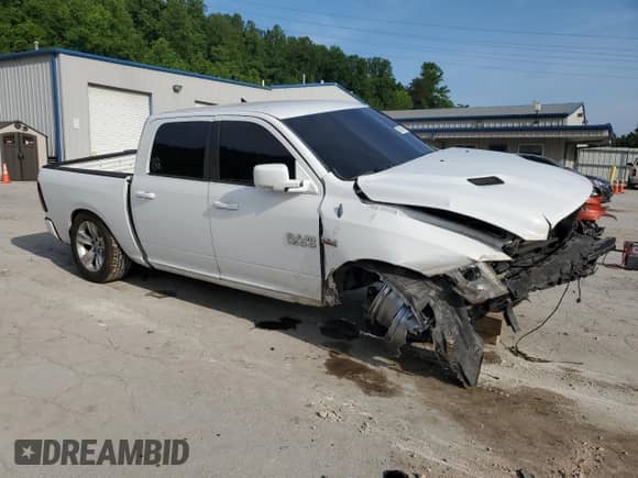 2013 Ram 1500 Sport with VIN 1C6RR7MT9DS525179, listed as a Copart auction lot 60479475 with 159,274 mi miles and Salvage title. Bid and sale history available at DreamBid. Image 4.