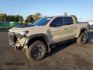 2024 Chevrolet Colorado 4WD ZR2 with VIN 1GCPTFEK4R1178326, listed as a Copart auction lot 67741635 with 34,173 mi miles and Salvage title. Bid and sale history available at DreamBid. Image 1.