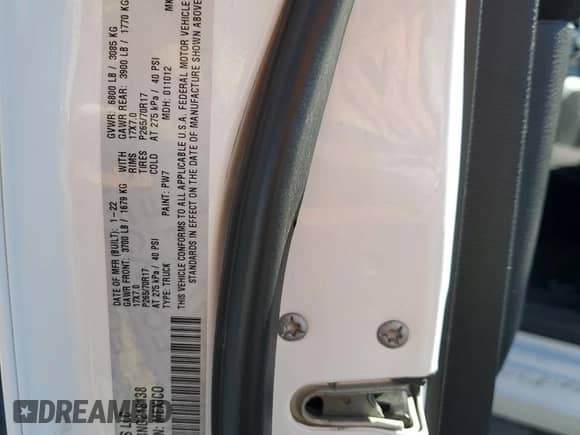 2022 Ram 1500 Tradesman с VIN 3C6RR6KG4NG218138, выставлен на аукционе Copart как лот 82134105 с пробегом 33 991 миль миль и Списание • Salvage title. История ставок и продаж доступна на DreamBid. Изображение 12.