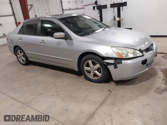 2003 Honda Accord EX z VIN JHMCM55623C053506, wystawiony jako IAAI lot #41572271 z przebiegiem 199 802 mil mil oraz . Historia ofert i sprzedaży dostępna na DreamBid. Obrazek 1.