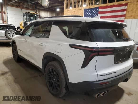 2024 Chevrolet Traverse AWD LT с VIN 1GNEVGKS0RJ202026, выставлен на аукционе Copart как лот 85400285 с пробегом 15 824 миль миль и Чистый • Clean title. История ставок и продаж доступна на DreamBid. Изображение 2.