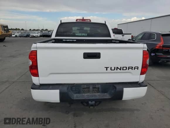 2020 Toyota Tundra SR5 with VIN 5TFDY5F13LX909577, listed as a Copart auction lot 81736645 with 63,294 mi miles and Salvage title. Bid and sale history available at DreamBid. Image 6.