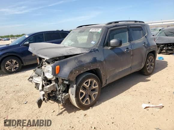 2018 Jeep Renegade Altitude with VIN ZACCJABB9JPG95346, listed as a Copart auction lot 66939205 with 359,902 mi miles and Salvage title. Bid and sale history available at DreamBid. Image 1.