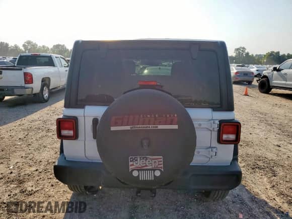 2023 Jeep Wrangler Sport S с VIN 1C4HJXDG1PW520182, выставлен на аукционе Copart как лот 71430685 с пробегом 33 454 миль миль и Списание • Salvage title. История ставок и продаж доступна на DreamBid. Изображение 6.