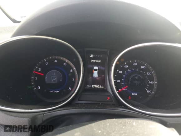 2013 Hyundai Santa Fe Limited with VIN KM8SR4HF4DU000866, listed as a Copart auction lot 50561755 with 177,832 mi miles and Salvage title. Bid and sale history available at DreamBid. Image 9.