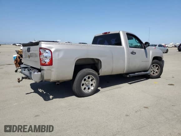 2009 Chevrolet Silverado 1500 Work Truck with VIN 1GCEC14X39Z180593, listed as a Copart auction lot 53874505 with 175,752 mi miles and Salvage title. Bid and sale history available at DreamBid. Image 3.