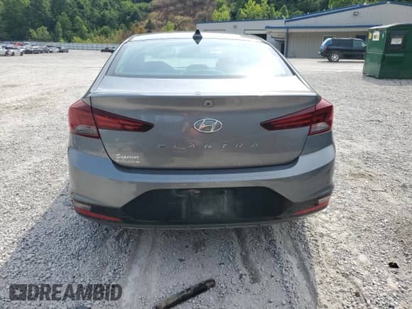 2020 Hyundai Elantra SEL with VIN 5NPD84LF9LH516429, listed as a Copart auction lot 66995865 with 109,342 mi miles and Salvage title. Bid and sale history available at DreamBid. Image 6.