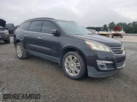 2015 Chevrolet Traverse LT with VIN 1GNKRGKD7FJ202738, listed as a Copart auction lot 66769155 with 143,131 mi miles and Salvage title. Bid and sale history available at DreamBid. Image 4.