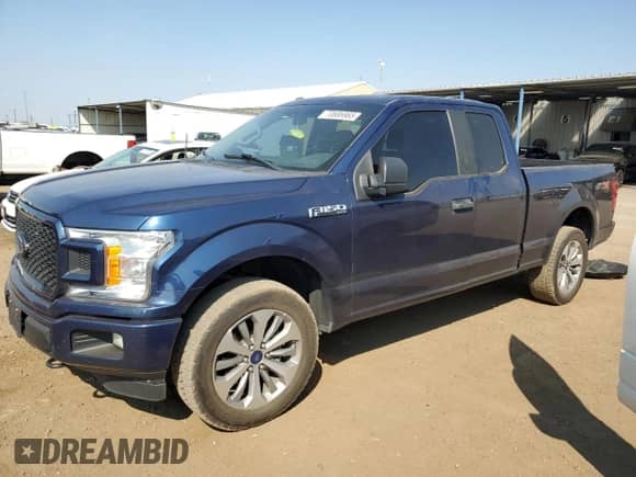 2018 Ford F-150 XL with VIN 1FTEX1EP1JKD68528, listed as a Copart auction lot 70686965 with 140,027 mi miles and Clean title. Bid and sale history available at DreamBid. Image 1.