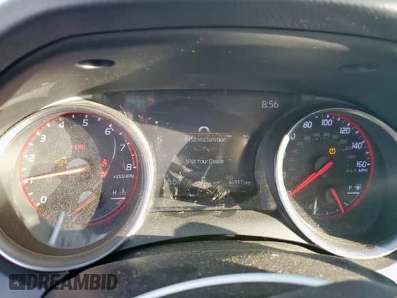 2023 Toyota Camry TRD with VIN 4T1KZ1AKXPU076215, listed as a Copart auction lot 81014635 with 46,947 mi miles and Salvage title. Bid and sale history available at DreamBid. Image 9.