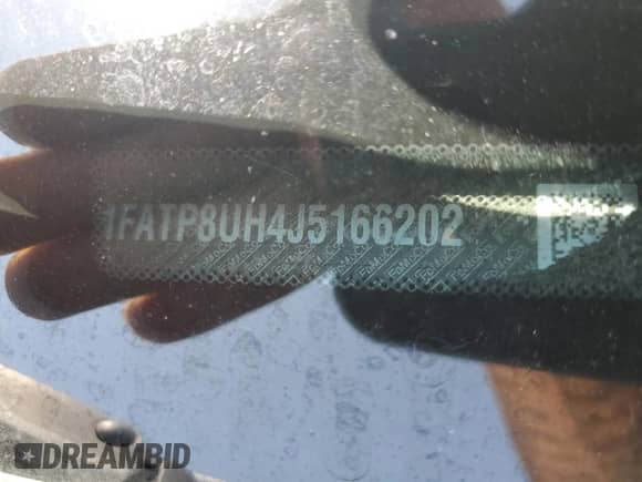 2018 Ford Mustang EcoBoost Premium with VIN 1FATP8UH4J5166202, listed as a Copart auction lot 82233805 with 119,054 mi miles and Clean title. Bid and sale history available at DreamBid. Image 12.