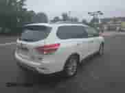 2014 Nissan Pathfinder Platinum Hybrid with VIN 5N1CR2MM0EC653814, listed as a Copart auction lot 61651985 with 156,604 mi miles and Clean title. Bid and sale history available at DreamBid. Image 4.