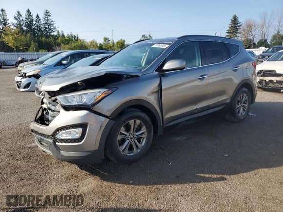 2014 Hyundai Santa Fe with VIN 5XYZUDLB8EG126320, listed as a Copart auction lot 70060645 with 187,756 mi miles and Salvage title. Bid and sale history available at DreamBid. Image 1.