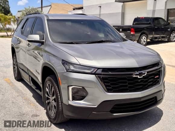 2023 Chevrolet Traverse RS с VIN 1GNERJKW1PJ145143, выставлен на аукционе Copart как лот 69227825 с пробегом 6 390 миль миль и Чистый • Clean title. История ставок и продаж доступна на DreamBid. Изображение 1.