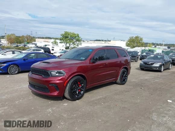 2021 Dodge Durango SRT 392 with VIN 1C4SDJGJ3MC573920, listed as a IAAI auction lot 43461904 with 21,713 mi miles and . Bid and sale history available at DreamBid. Image 6.