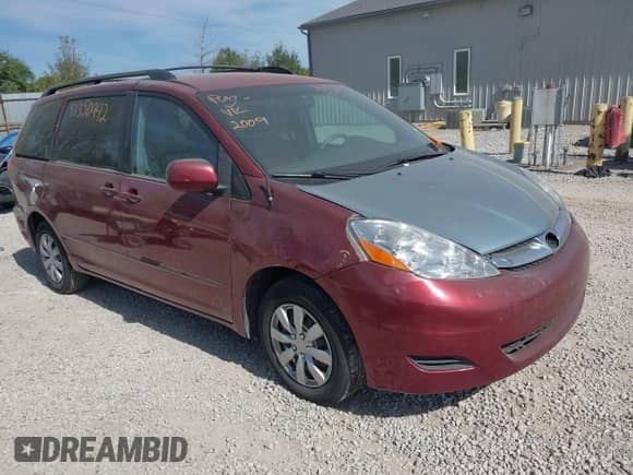 2009 Toyota Sienna CE с VIN 5TDZK23C39S244108, выставлен на аукционе IAAI как лот 43350942 с пробегом 203 422 миль миль и . История ставок и продаж доступна на DreamBid. Изображение 1.