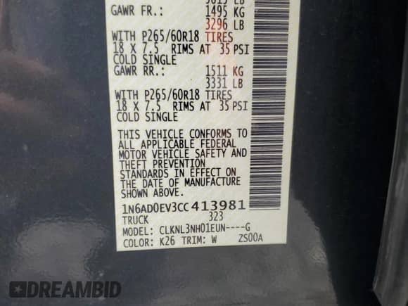 2012 Nissan Frontier SV с VIN 1N6AD0EV3CC413981, выставлен на аукционе Copart как лот 67931955 с пробегом 68 740 миль миль и Списание • Salvage title. История ставок и продаж доступна на DreamBid. Изображение 12.