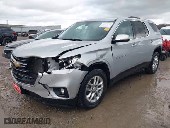 2018 Chevrolet Traverse LT Cloth with VIN 1GNERGKW8JJ104647, listed as a IAAI auction lot 41942646 with 94,745 mi miles and . Bid and sale history available at DreamBid. Image 18.