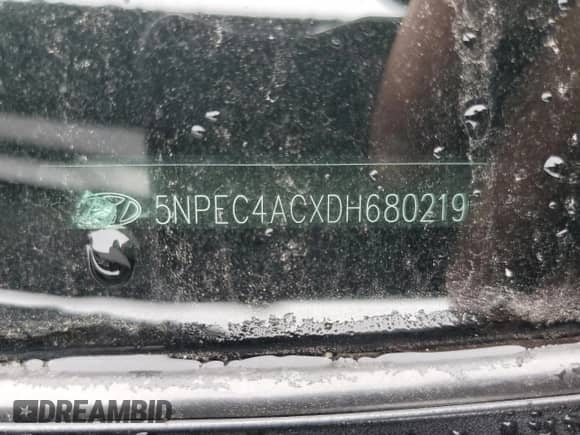 2013 Hyundai Sonata Limited with VIN 5NPEC4ACXDH680219, listed as a Copart auction lot 49719995 with 150,636 mi miles and Clean title. Bid and sale history available at DreamBid. Image 12.