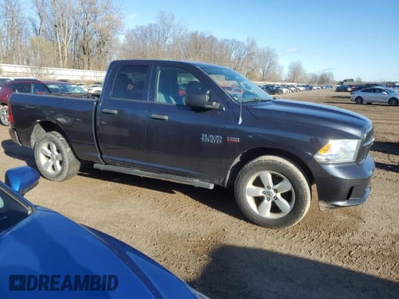 2013 Ram 1500 Express with VIN 1C6RR7FT0DS624857, listed as a Copart auction lot 81774944 with Not provided miles and Clean title. Bid and sale history available at DreamBid. Image 4.