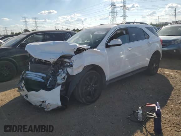 2015 Chevrolet Equinox LT z VIN 2GNFLGEK8F6403431, wystawiony jako Copart lot #70492355 z przebiegiem 151 085 mil mil oraz Szkoda całkowita • Salvage title. Historia ofert i sprzedaży dostępna na DreamBid. Obrazek 1.