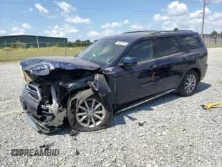 2017 Dodge Durango SXT with VIN 1C4RDHAG3HC610880, listed as a Copart auction lot 80479775 with 127,598 mi miles and Salvage title. Bid and sale history available at DreamBid. Image 1.