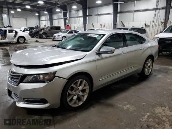 2019 Chevrolet Impala Premier with VIN 2G1105S33K9115265, listed as a Copart auction lot 64883965 with 93,530 mi miles and Salvage title. Bid and sale history available at DreamBid. Image 1.