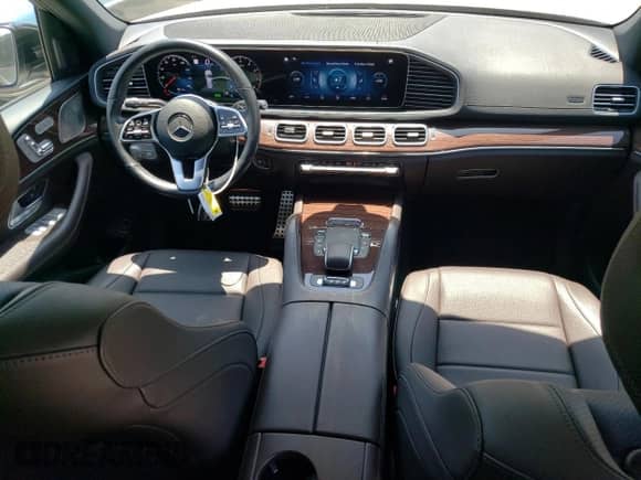 2022 Mercedes-Benz GLS 450 with VIN 4JGFF5KE8NA648875, listed as a Copart auction lot 64552485 with 26,100 mi miles and Salvage title. Bid and sale history available at DreamBid. Image 8.