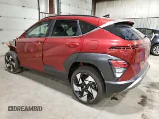 2024 Hyundai Kona Limited z VIN KM8HECA30RU158094, wystawiony jako Copart lot #68869524 z przebiegiem 1 171 mil mil oraz Szkoda całkowita • Salvage title. Historia ofert i sprzedaży dostępna na DreamBid. Obrazek 2.