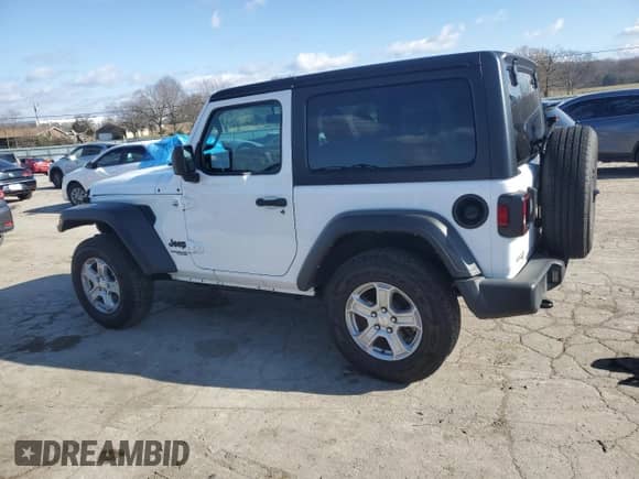 2021 Jeep Wrangler Willys with VIN 1C4HJXAG5MW755233, listed as a Copart auction lot 84625754 with 81,603 mi miles and Clean title. Bid and sale history available at DreamBid. Image 2.