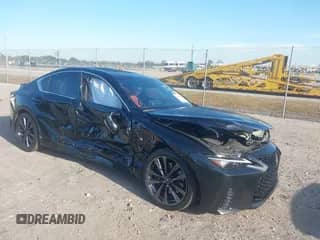 2023 Lexus IS 350 F Sport z VIN JTHGZ1B26P5067657, wystawiony jako IAAI lot #41894342 z przebiegiem 30 402 mil mil oraz . Historia ofert i sprzedaży dostępna na DreamBid. Obrazek 1.